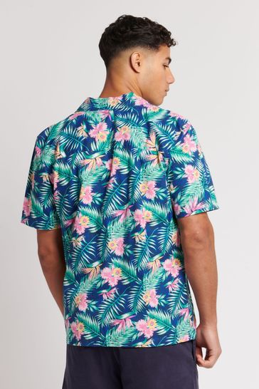 Hawaiian print polo store