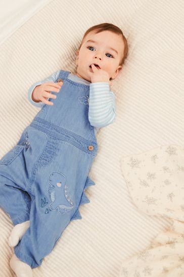 Baby boy blue sales dungarees