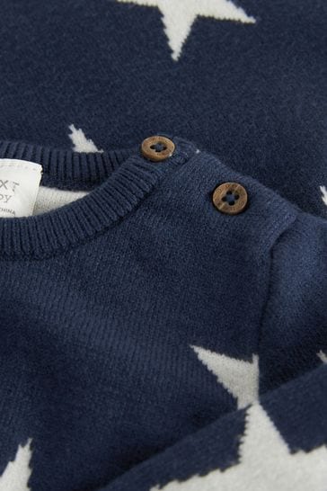 Navy star new arrivals jumper