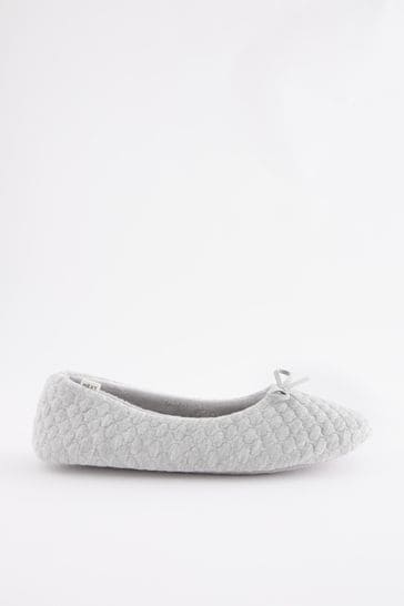 Grey ballet slippers sale