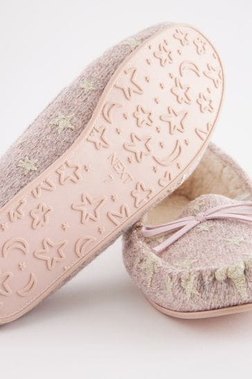 Sequin hotsell moccasin slippers