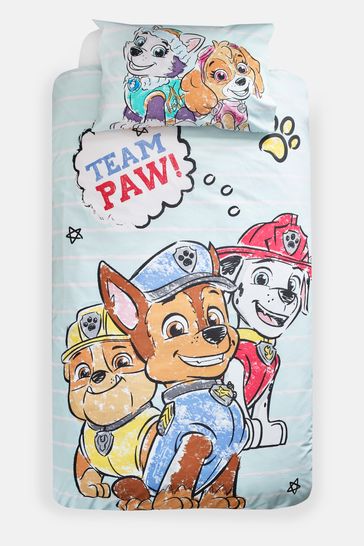 Buy PAW Patrol Blue Character License Duvet Cover And Pillowcase