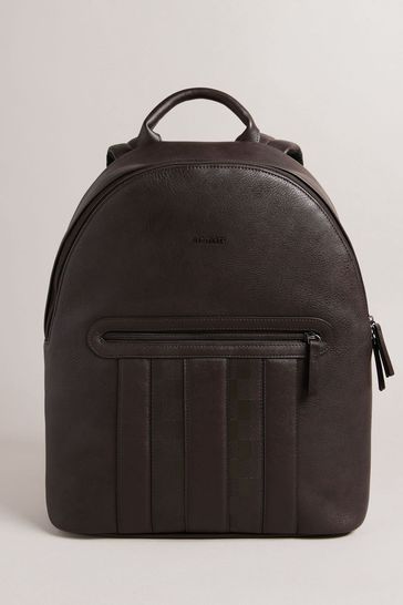 Ted Baker Brown Waynor House Check PU Backpack