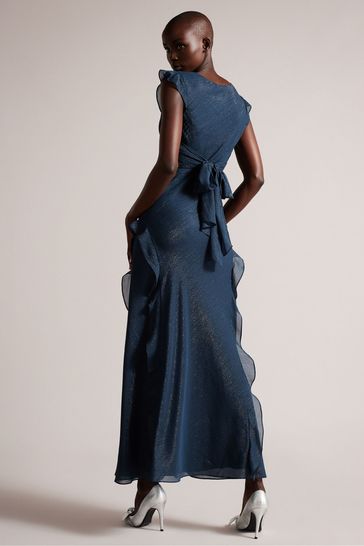 Ted baker blue maxi dress outlet