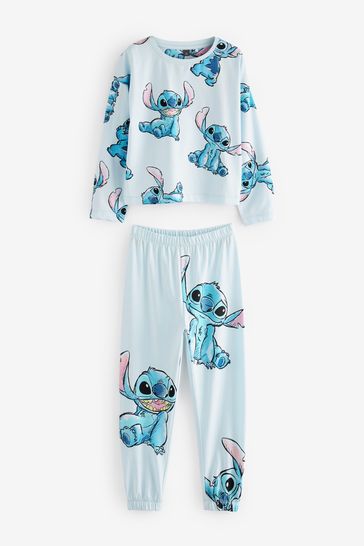 Pijama azul de algodón Lilo & Stitch de Disney (3-14años)
