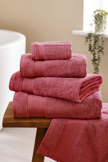 Pink Faded Rose Egyptian Cotton Towel