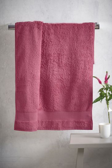 Buy Dark Pink Egyptian Cotton Towel from Next Australia
