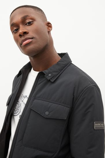 Barbour international zone jacket black hot sale