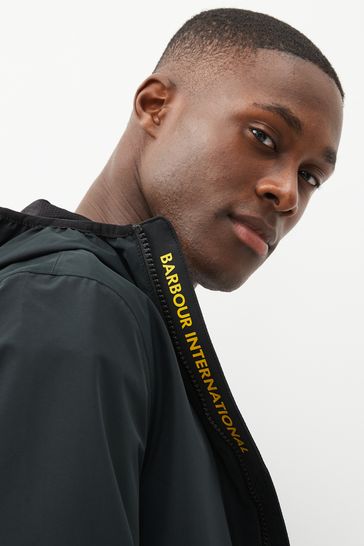 Barbour international sale hooded jacket