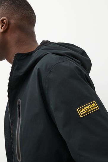 Barbour maya waterproof hooded jacket black 2025