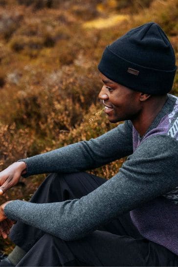 Barbour wool outlet hat