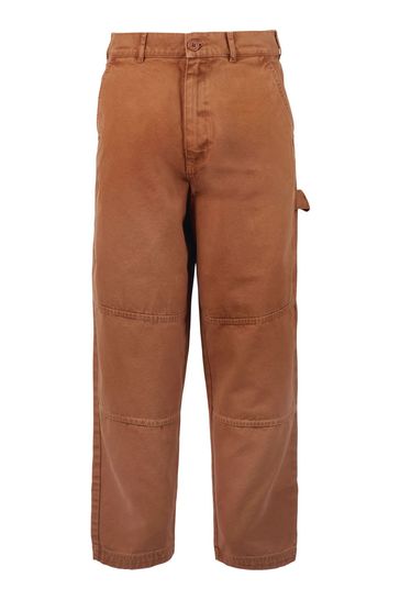 Barbour Brown Chesterwood Relaxed Fit Work Trousers
