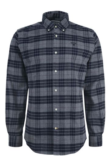 Grey hotsell barbour shirt