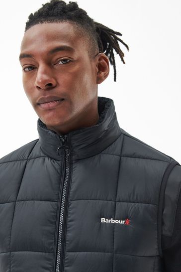 Buy Barbour Black Fell Borg Fleece Hybrid Gilet from Next Germany