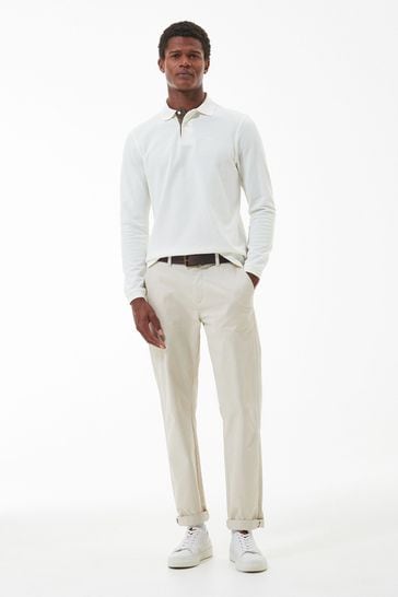 Barbour long discount sleeve sports polo