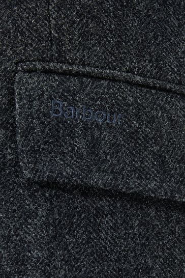 Barbour wool sale coat mens white