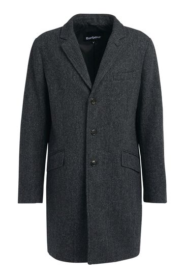 Barbour wool best sale coat Grey