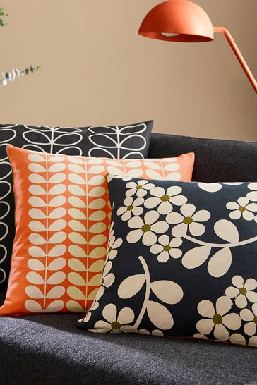 Orla Kiely Blue Wisteria Cushion