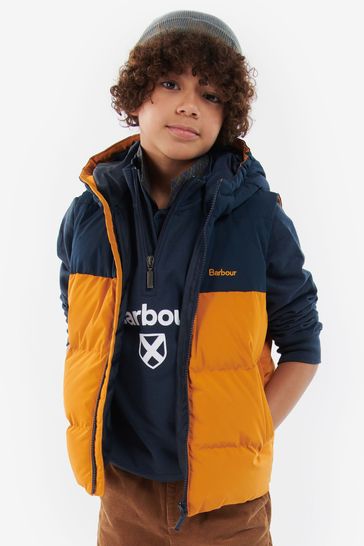 Barbour jacket shop kids gold