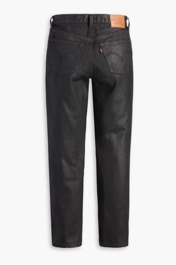 Ladies black levi jeans hot sale