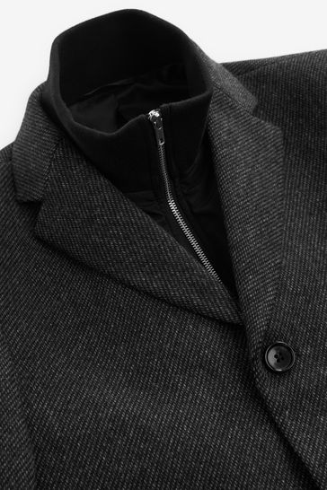 Grey discount epsom coat
