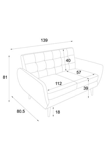 Next hyett online small sofa