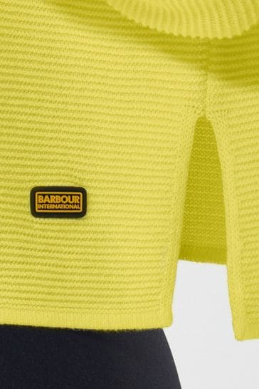 Barbour sweater womens yellow clearance