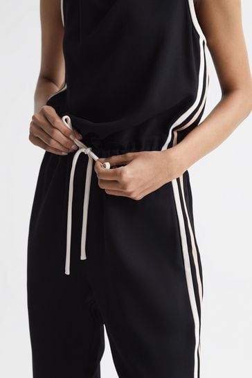 Women's adidas athletics cheap cropped leg snap jumpsuit