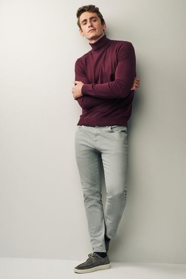 Plum roll neck on sale jumper