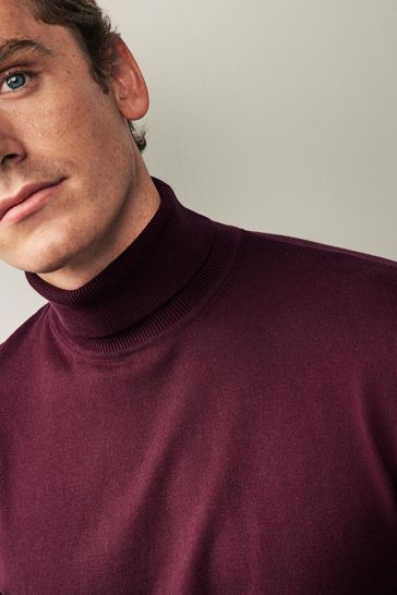 Plum roll neck discount jumper