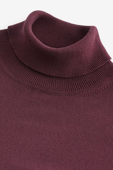 Plum roll discount neck jumper