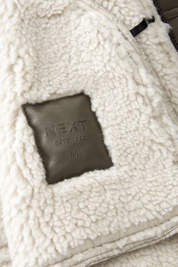 Next faux shearling coat Clearance