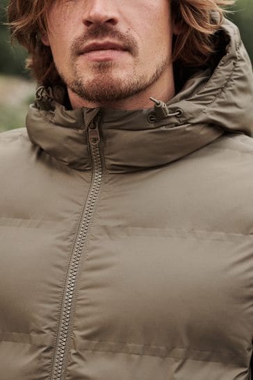 Neutral shop puffer jacket