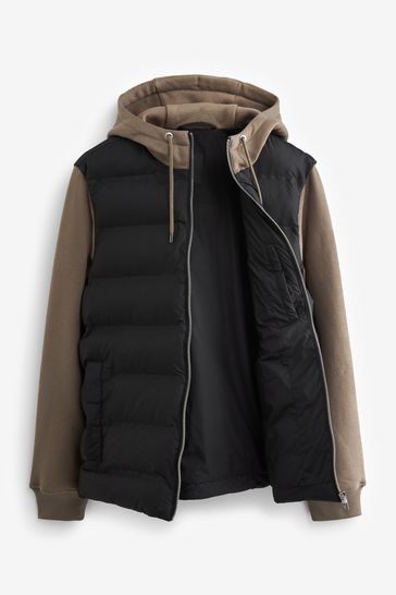Vest jacket top with sleeves