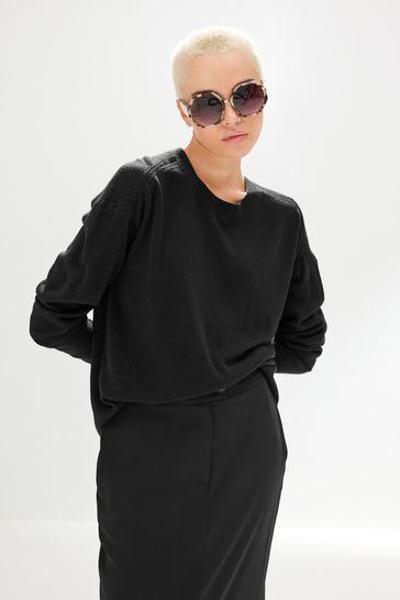 Long cheap black jumper