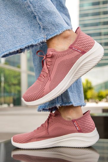 Buy Skechers Purple Standard Fit Ultra Flex 3.0 Slip In Brilliant Path Womens Trainers from Next Ireland