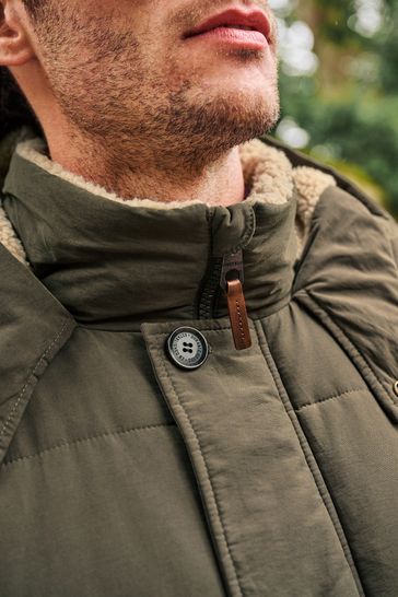 Green parka new arrivals jacket
