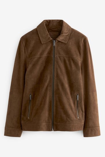 Leather jacket discount tan colour