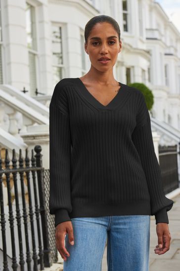 Next black sweater cheap