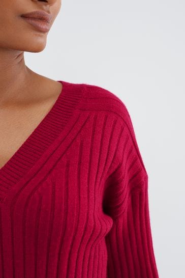 Red discount sparkle jumper