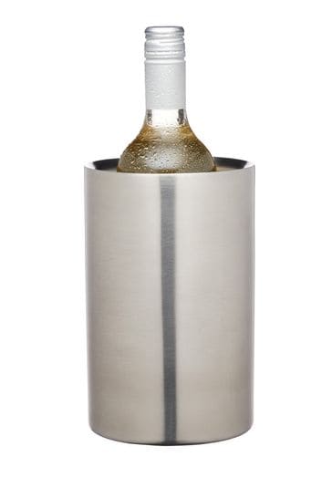 BarCraft Silver Stainless Steel Double Walled Wine Cooler