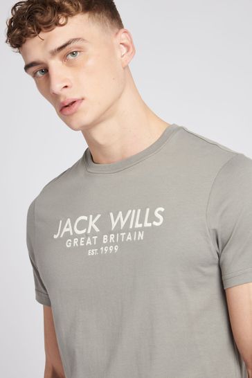 Jack wills sale grey t shirt