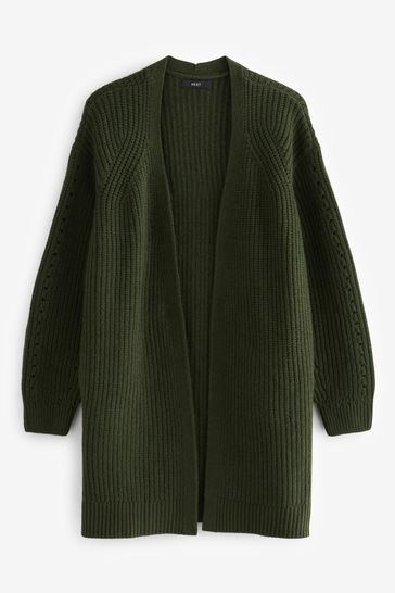 Khaki on sale green cardigan