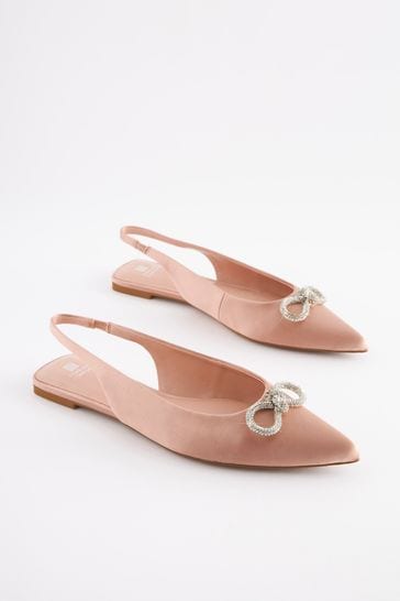Comfortable sales slingback flats