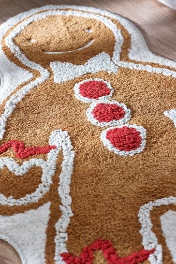 Christmas bath store mat
