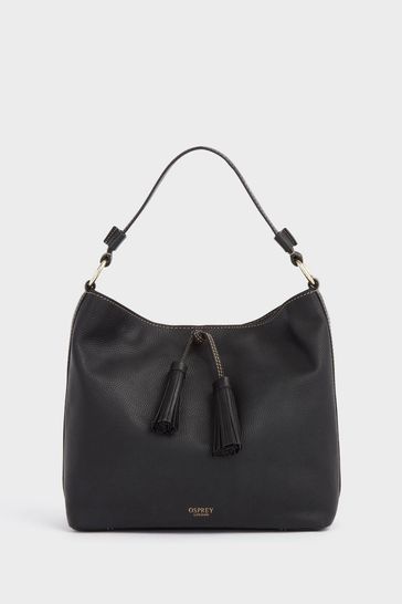 Osprey London The Savanna Leather Hobo Bag