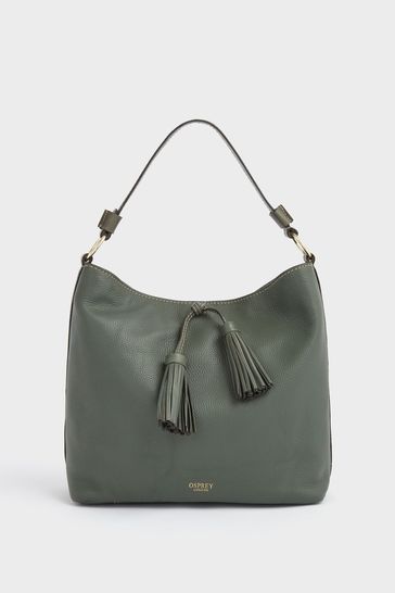 Osprey London The Savanna Leather Hobo Bag