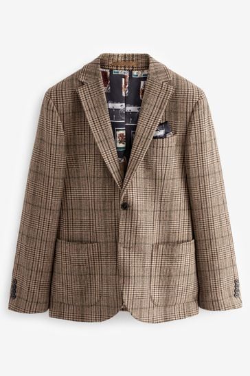 【新品未使用】Wool100% Check Jacket 36 TODAYFUL Wool100% Check Jacket 36