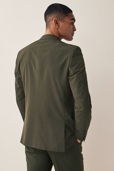 Buy Green Regular Fit Two Button Suit Jacket from Next Kuwait