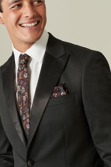 Black shiny suit jacket 2025